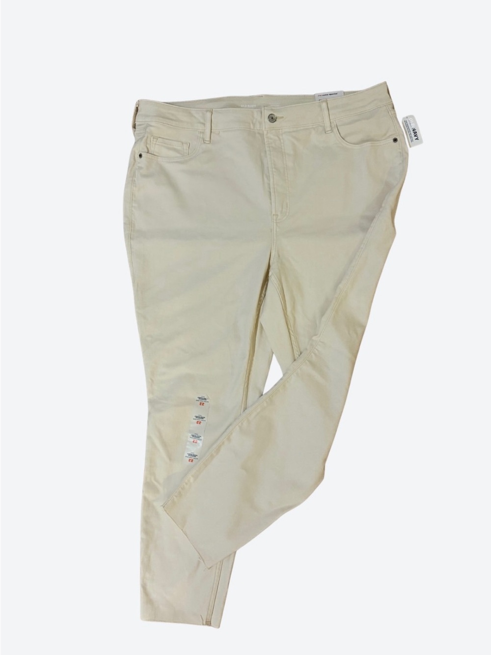 Women’s Cream Straight-Leg Jeans new with tags size 22